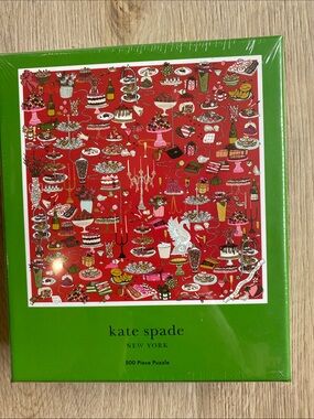 Kate Spade New York Party Table 500 Piece Puzzle NIP Holiday Christmas Sealed